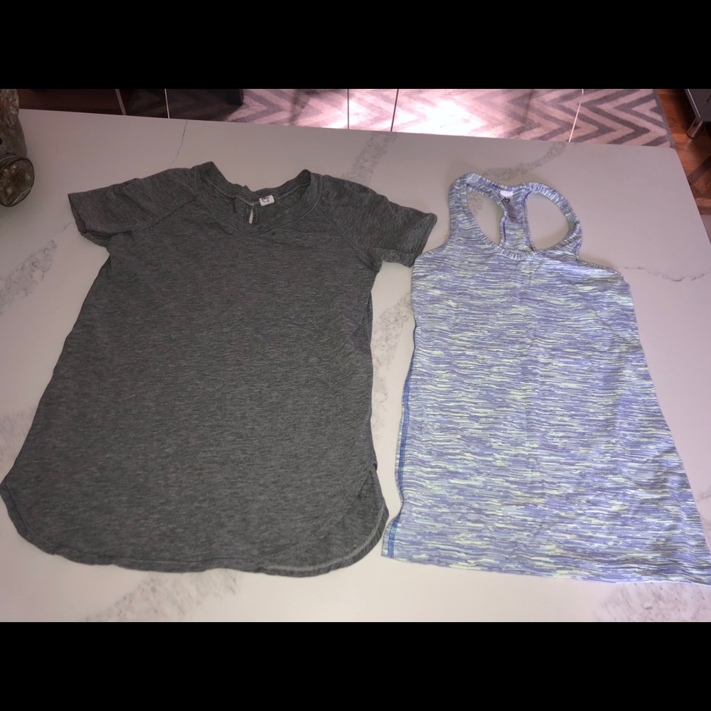 Two ivivva summer tops - girls size 10